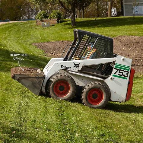 how steep hill can skid steer be used on|skid steer slope.